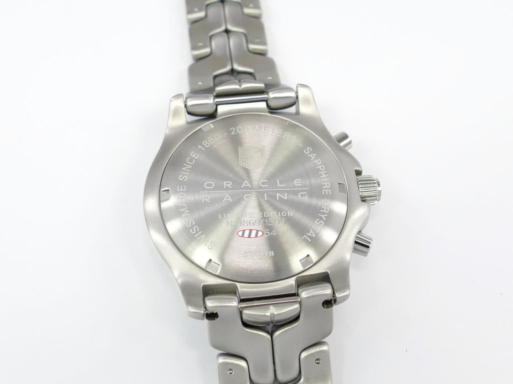 TAG Heuer Link Chronograph CT1118 screw down case back