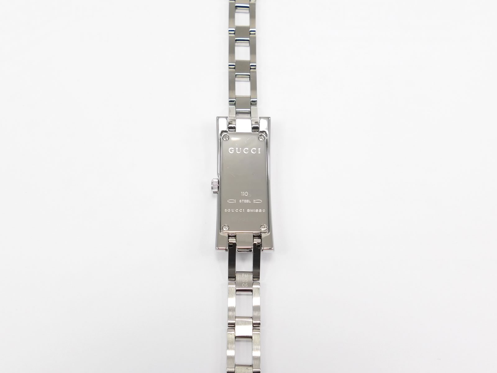 Gucci G-Link 110 Stainless Steel case back