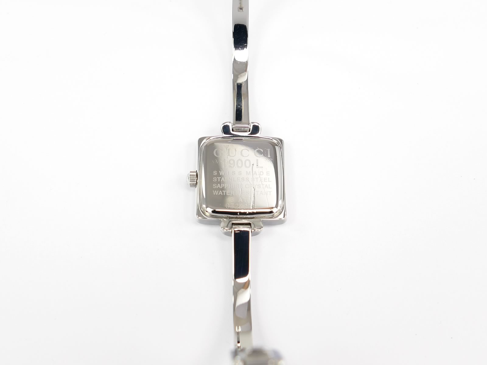 Gucci 1900L Stainless Steel case back