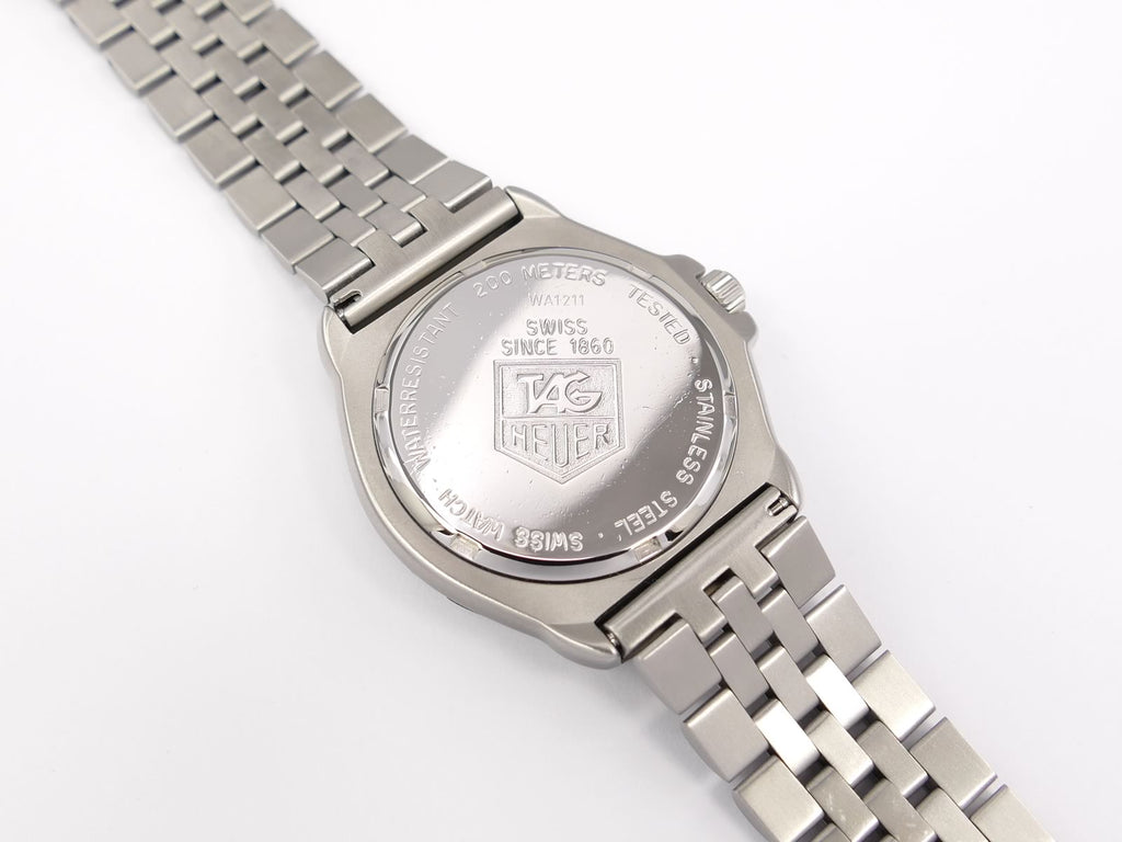 TAG Heuer Formula 1 Luminous Dial F1 WA1211 screw down case back