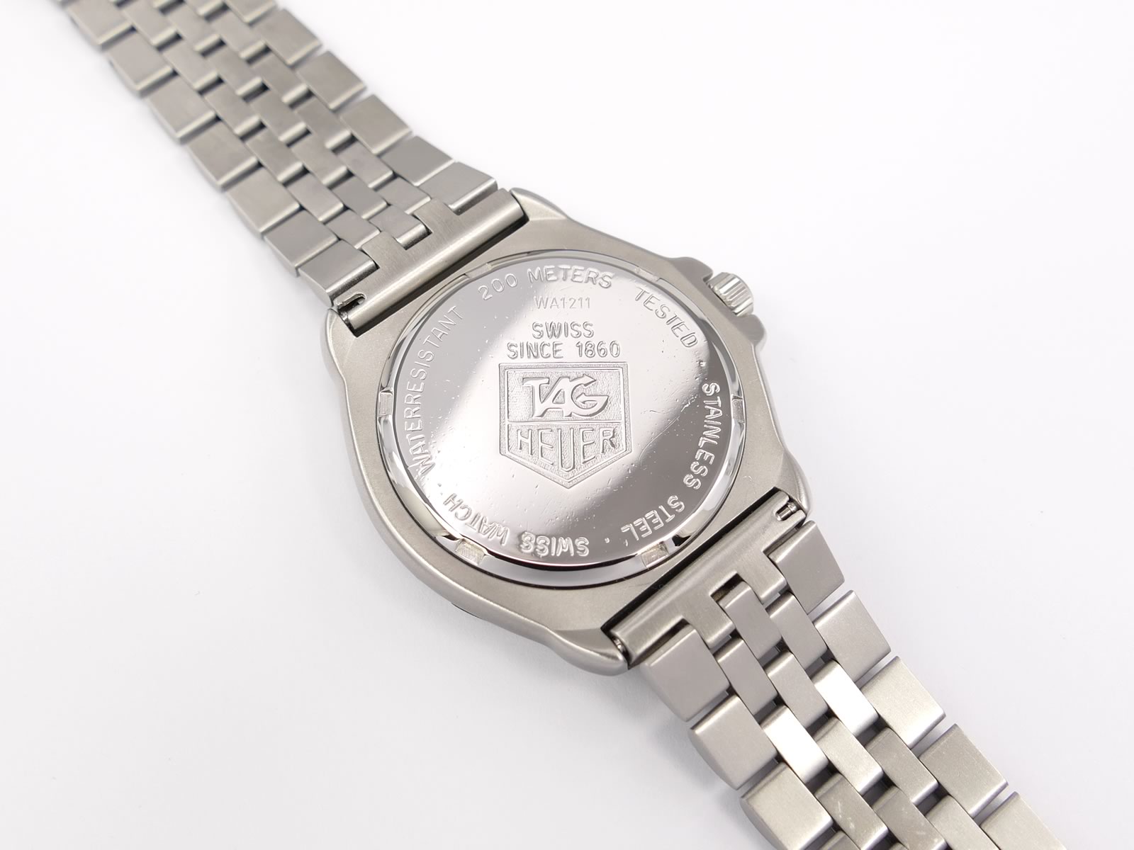 TAG Heuer Formula 1 Luminous Dial F1 WA1211 screw down case back