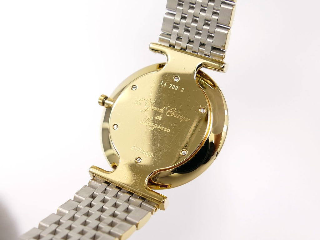 Longines La Grande Classique L4.709.2.11.7 18k Gold PVD case back