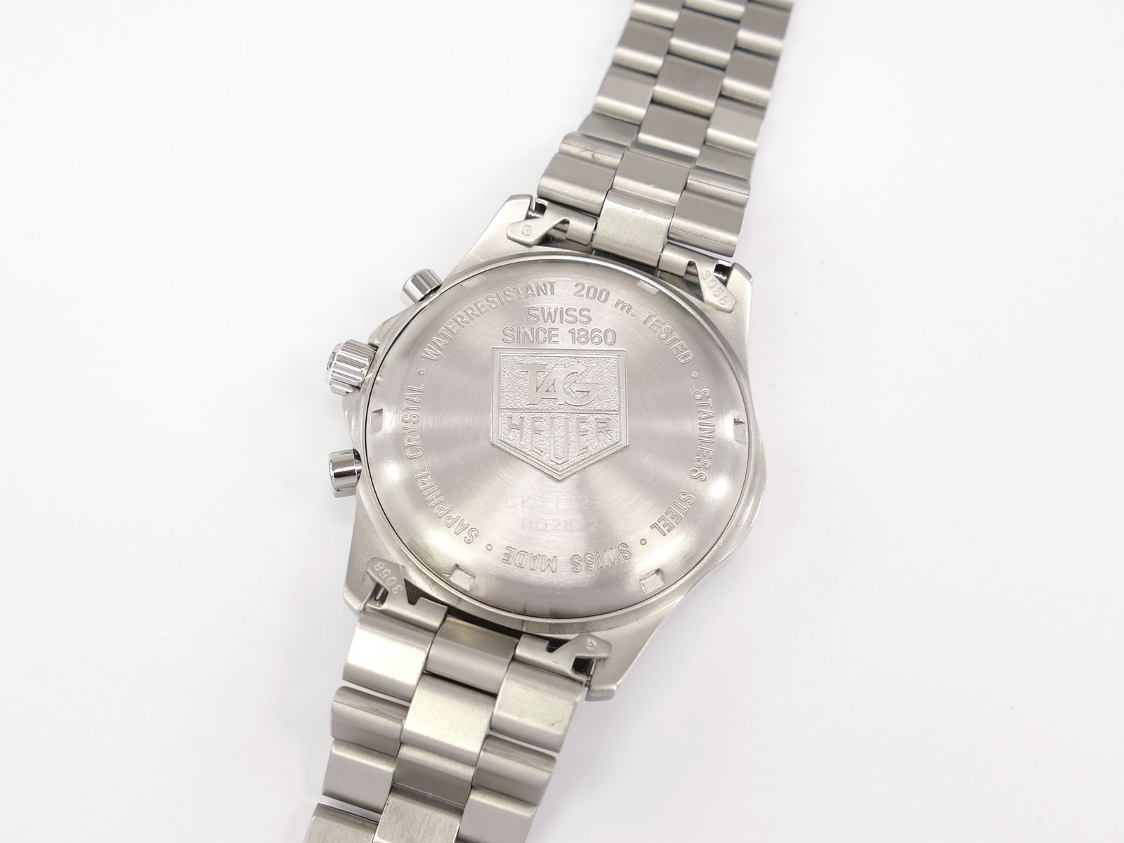 TAG Heuer 2000 Classic Chronograph CK1112-0 screw down case back