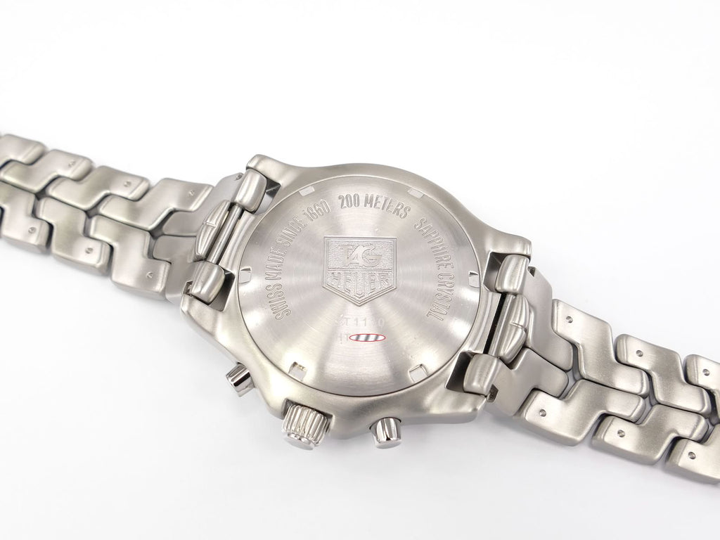 TAG Heuer Link Chronograph CT1110.BA0550 screw down case back
