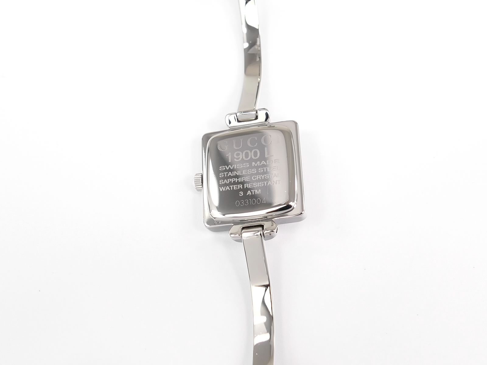 Gucci 1900L Stainless Steel case back