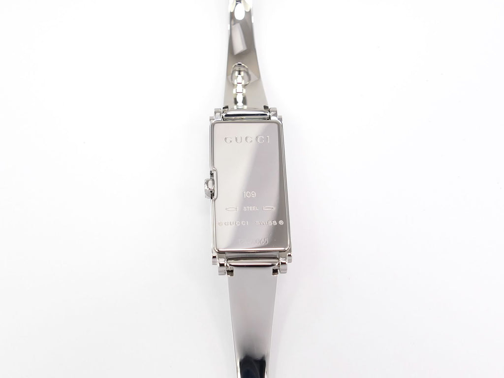 Gucci G-Line 109 Stainless Steel case back
