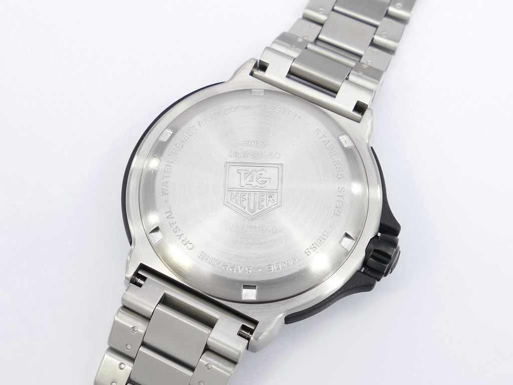 TAG Heuer Formula 1 Black WAC1110.BA0850 case back