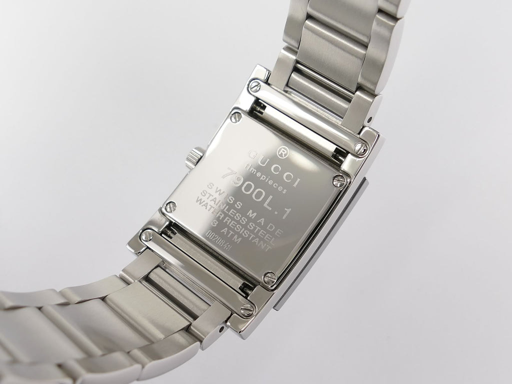 Gucci 7900L Stainless Steel case back