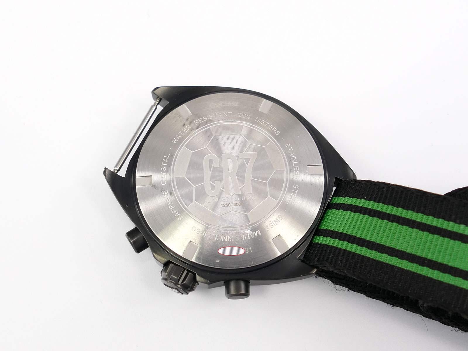 TAG Heuer Formula 1 CR7 CAZ1113 screw down case back