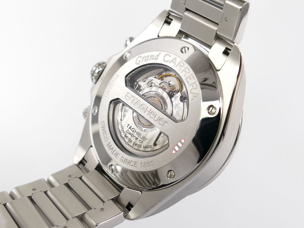 TAG Heuer Grand Carrera Calibre 17 exhibition case back CAV511A.BA0902