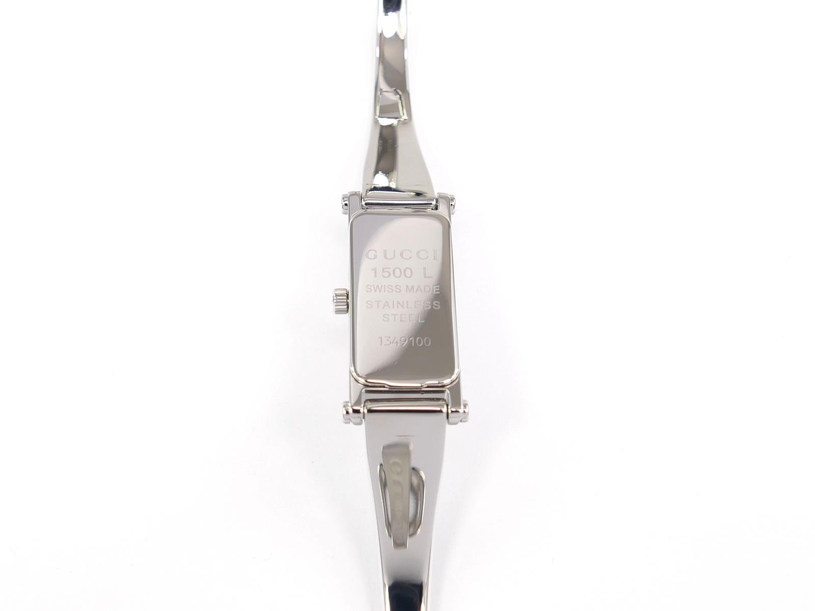 Gucci 1500L Stainless Steel case back