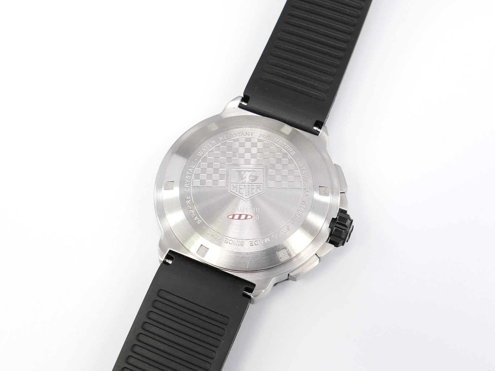 TAG Heuer Formula 1 CAU1110.FT6024 screw down case back