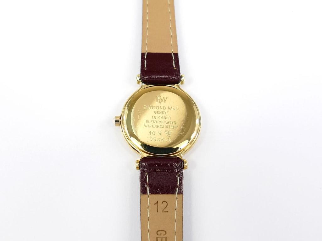 Raymond Weil Traditional 18k Gold Plated case back 9936-2