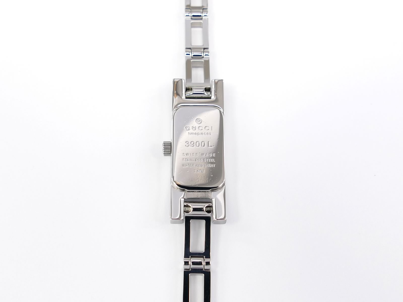 Gucci 3900L Stainless Steel case back