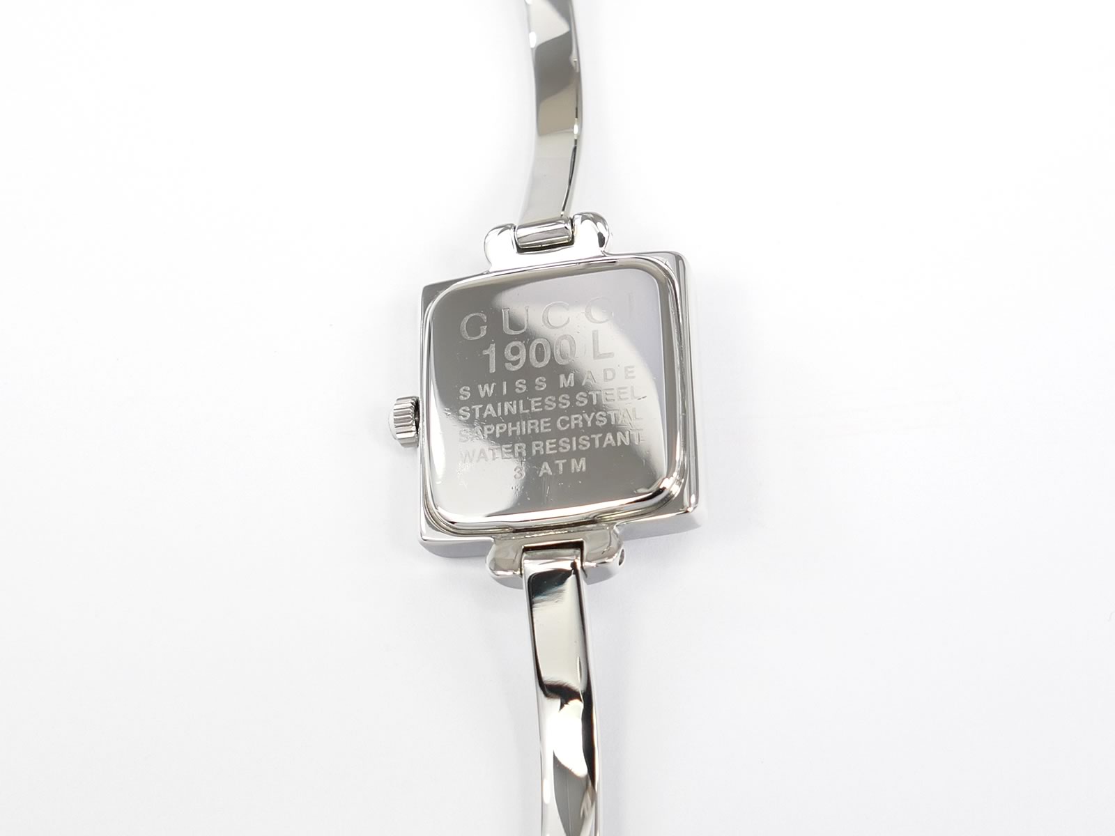 Gucci 1900L Stainless Steel case back