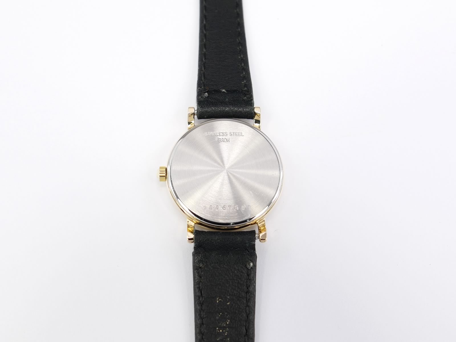 Longines Presence stainless steel case back