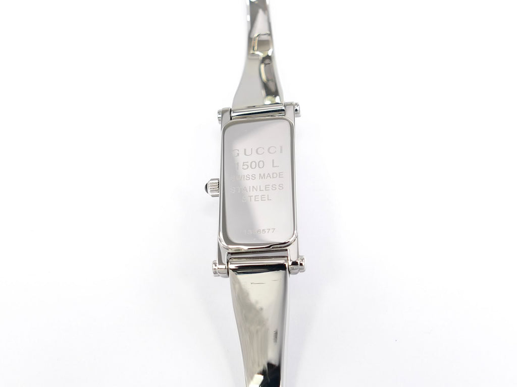 Gucci 1500L Stainless Steel case back