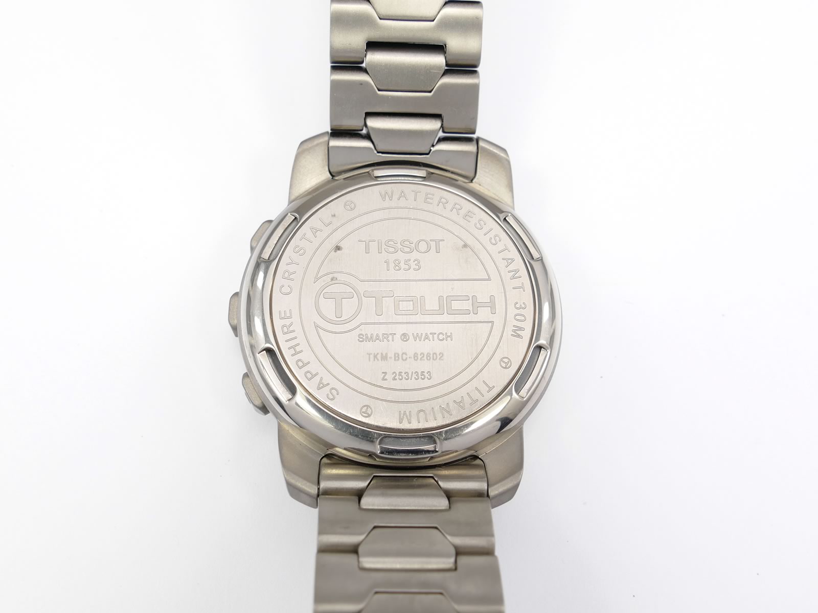 Tissot T-Touch Titanium case back Z 253/353