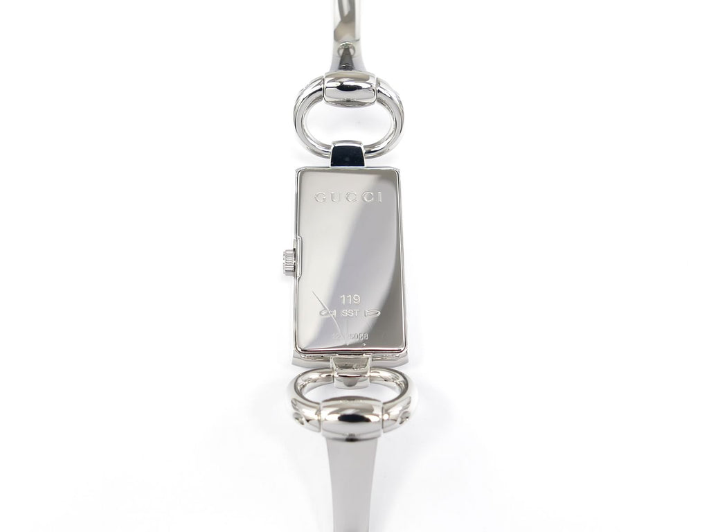 Gucci Tornabuoni 119 stainless steel case back