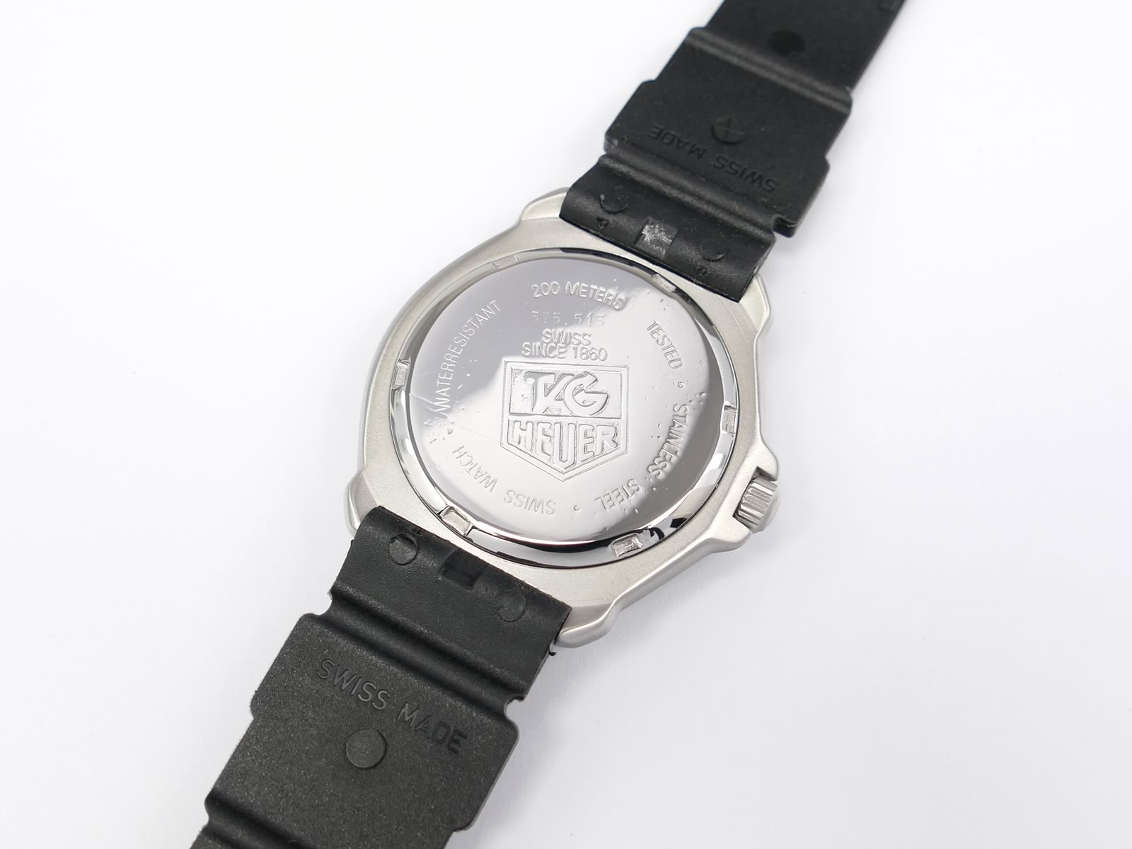 TAG Heuer Formula 1 375.513 stainless steel case back