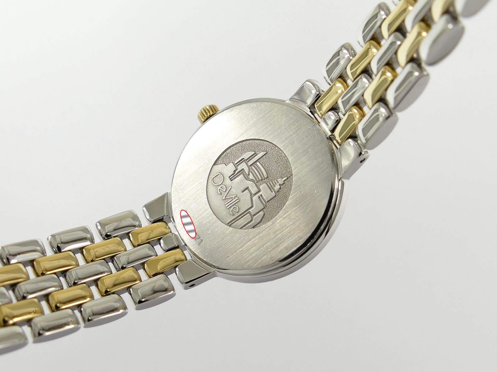 Omega De Ville 7260.11.00 stainless steel case back