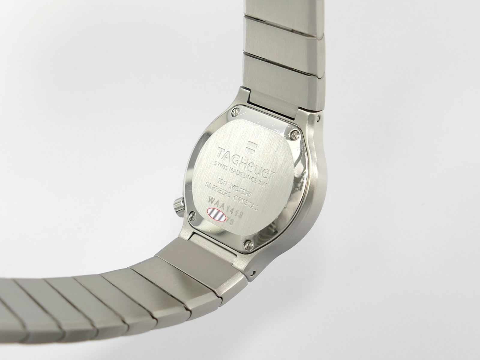 TAG Heuer Alter Ego WAA1413.BA0761 Stainless Steel case back