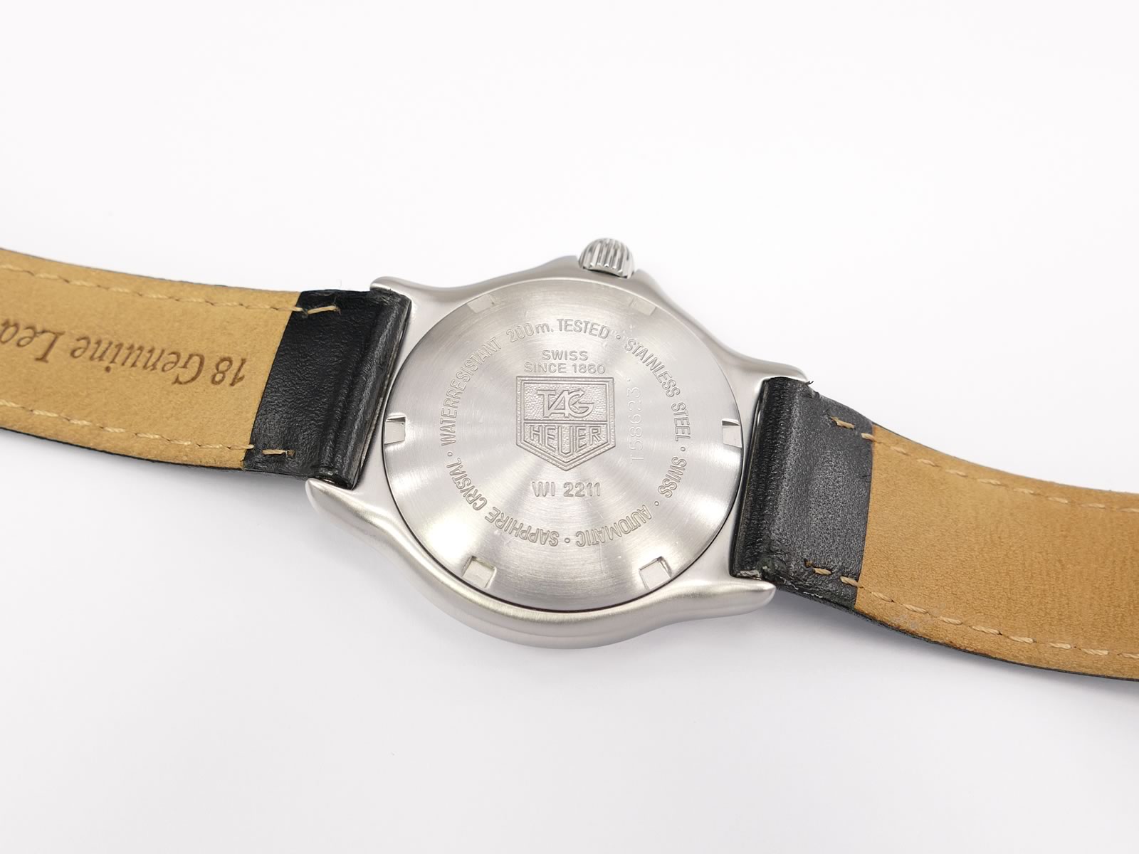 TAG Heuer SEL WI2211 stainless steel screw down case back