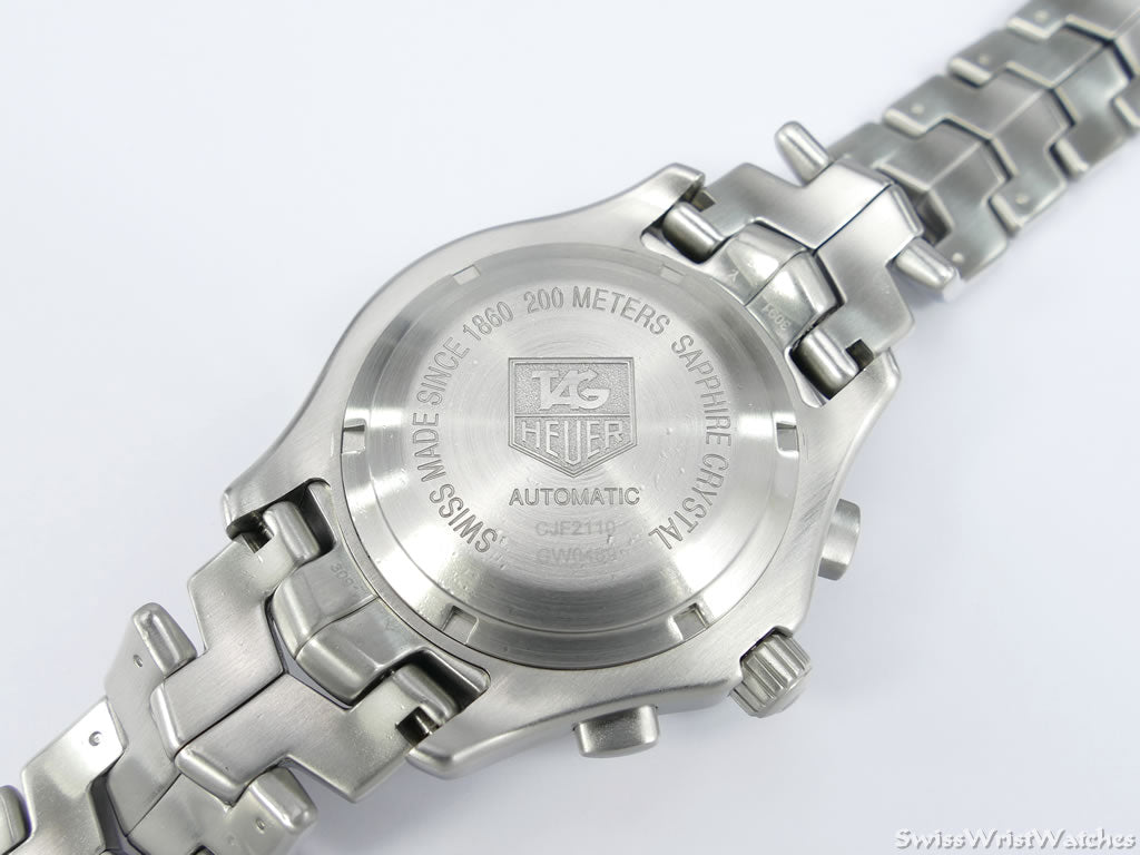 TAG Heuer Link Chronograph CJF2110 case back