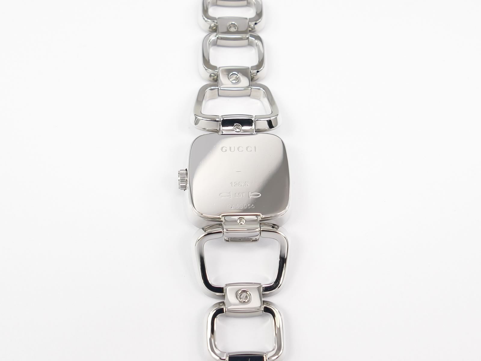 Gucci G 125.5 Stainless Steel case back