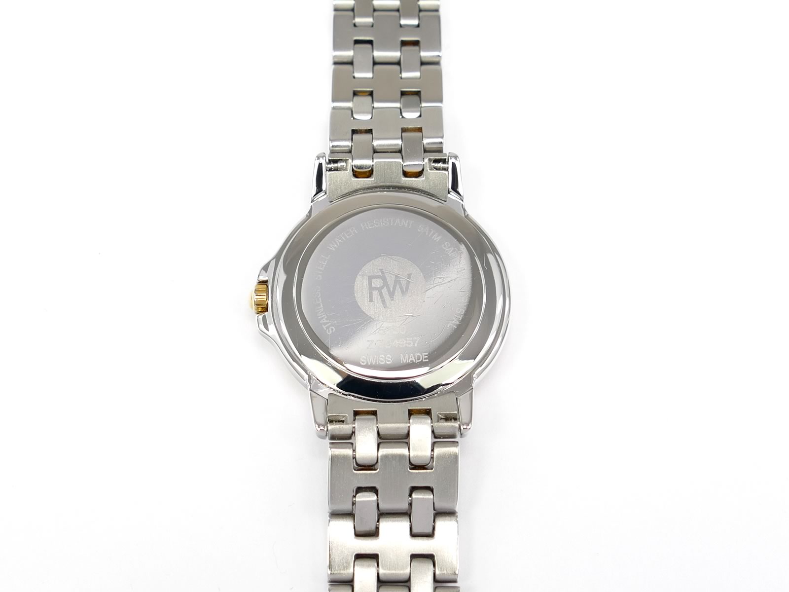 Raymond Weil Tango 5360 stainless steel case back
