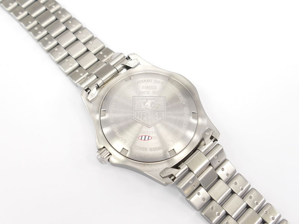 TAG Heuer 2000 WK1115.BA0311 stainless steel screw down case back