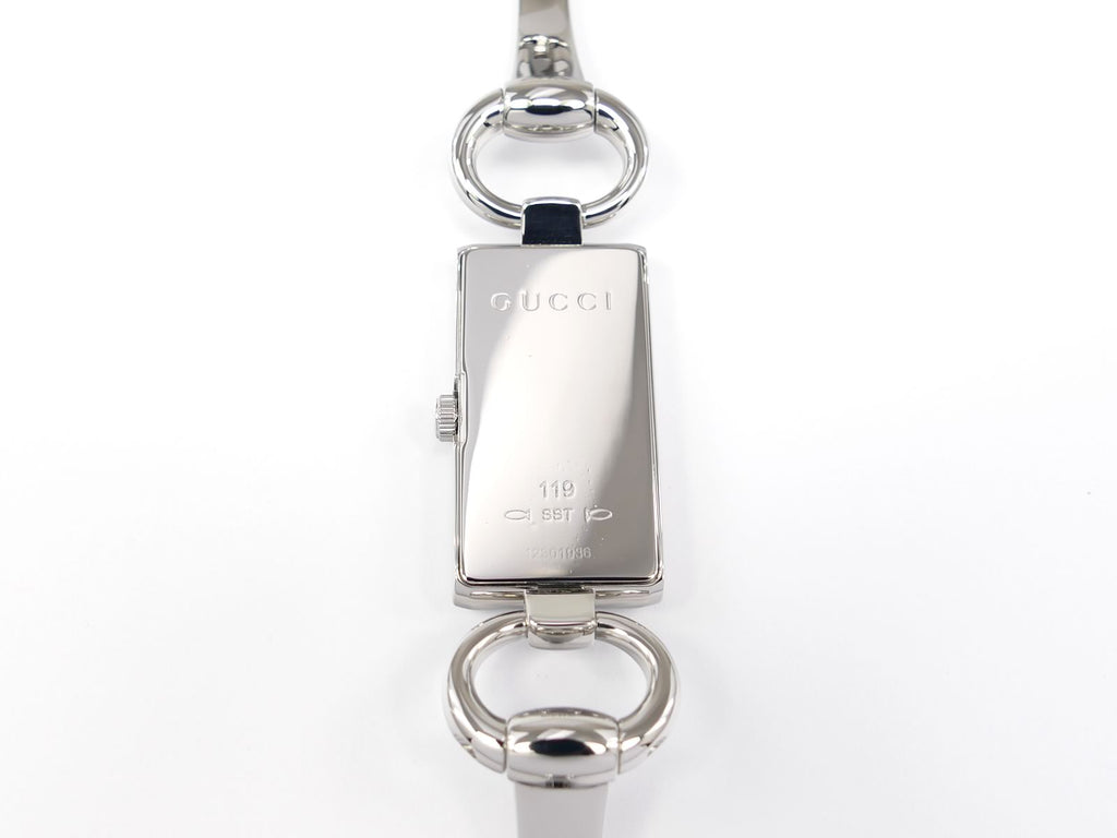 Gucci Tornabuoni 119 stainless steel case back