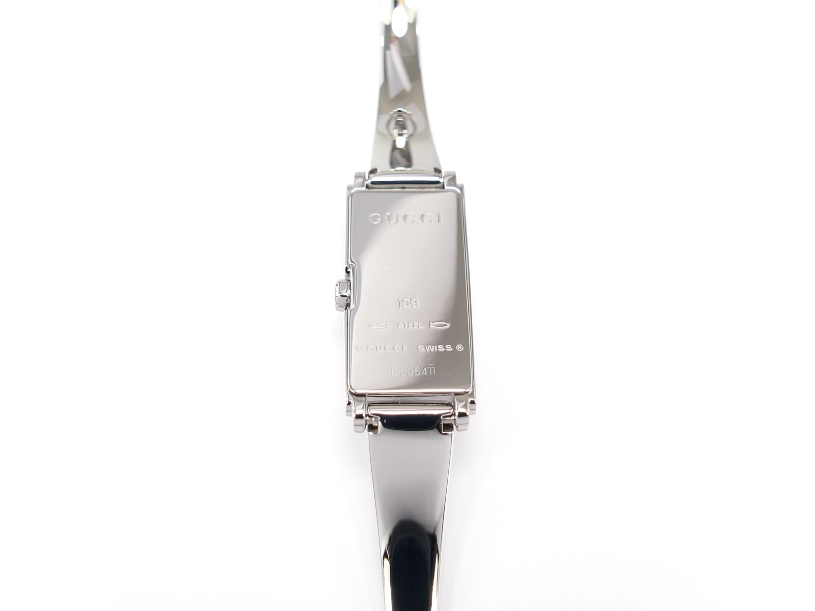 Gucci G-Line 109 Stainless Steel case back