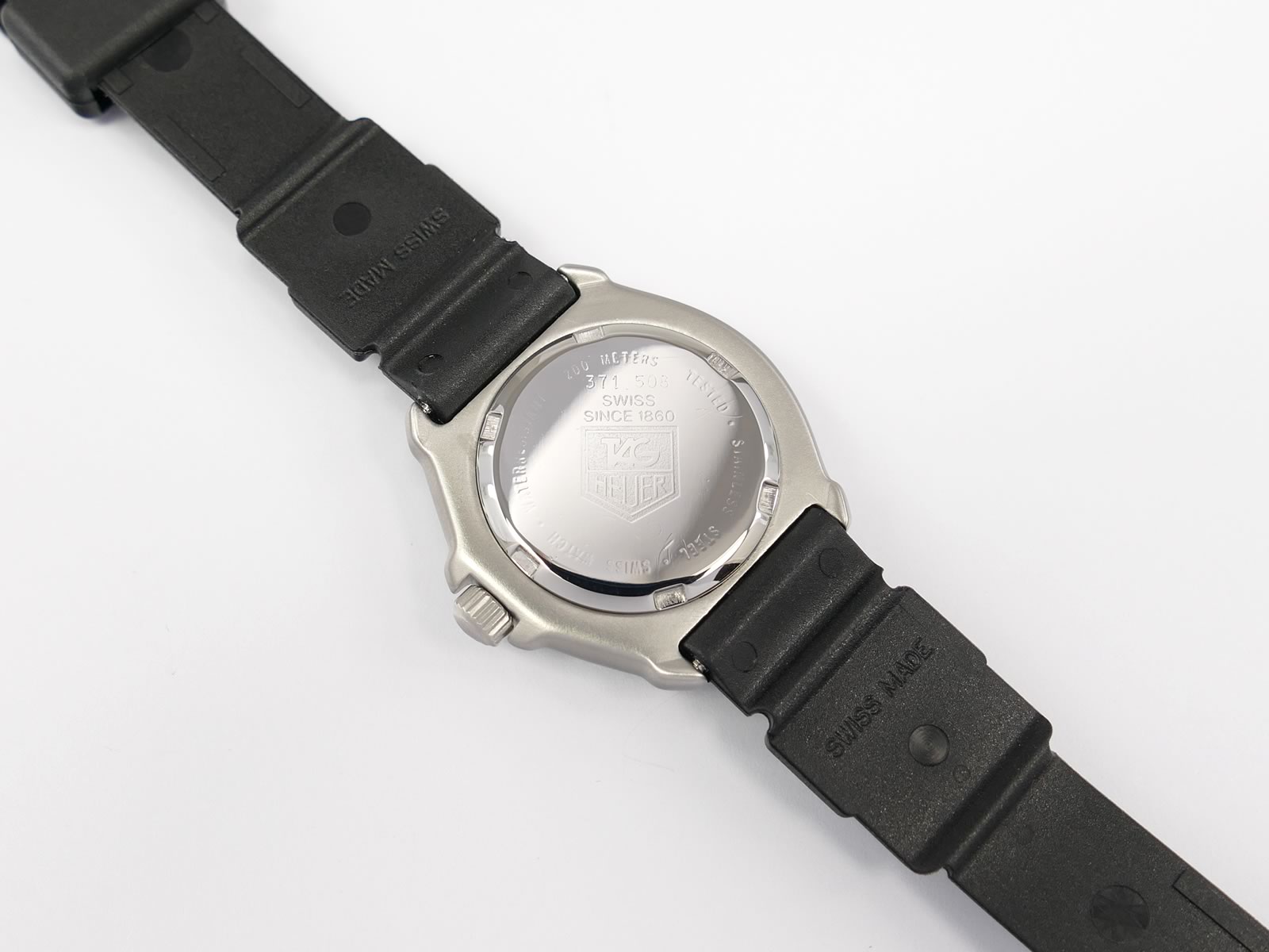 TAG Heuer Formula 1 371.508 stainless steel screw down case back