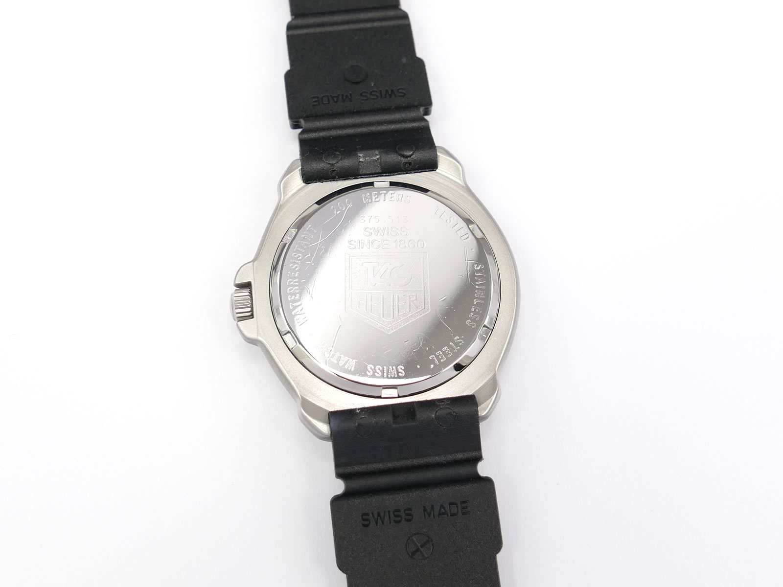 TAG Heuer Formula 1 375.513 stainless steel case back