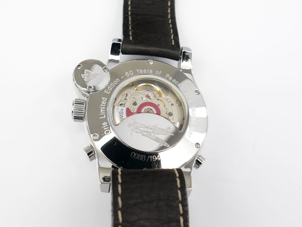 Oris Flight Timer 1945 690 1945 40 84 LS exhibition case back