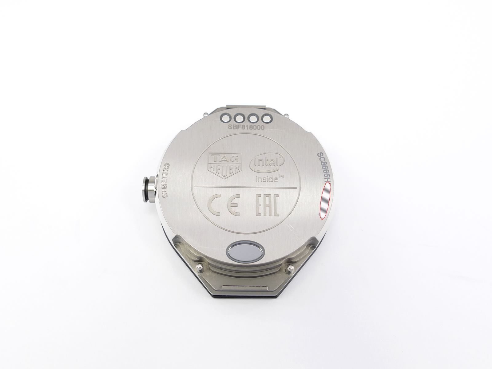 TAG Heuer Connected Modular 41 Titanium case back SBF818000