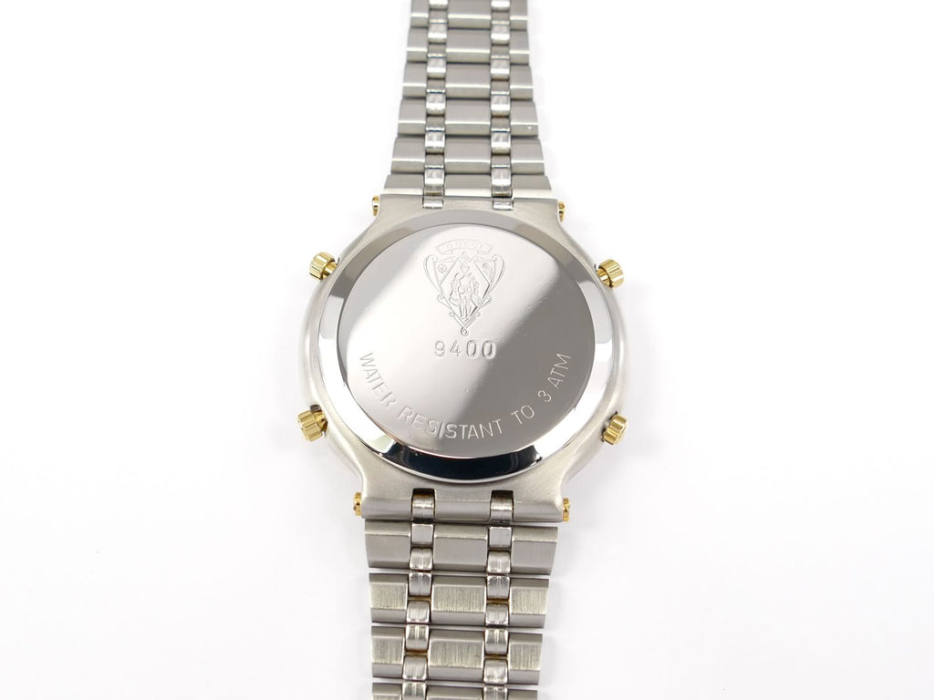 Gucci 9400 Chronograph stainless steel case back