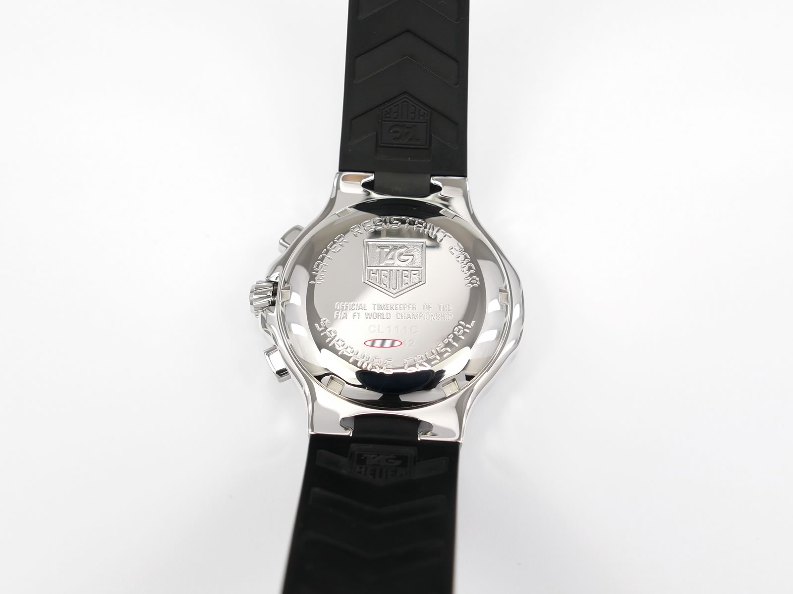 TAG Heuer Kirium F1 CL111C screw down case back