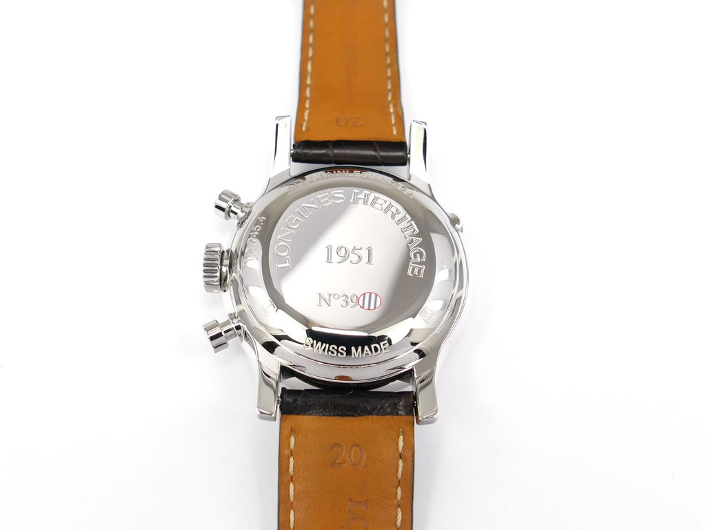 Longines Heritage 1951 L2.745.4.73.2 stainless steel case back