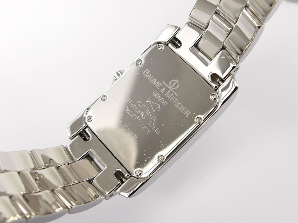 Baume & Mercier Hampton Milleis 65308 stainless steel case back