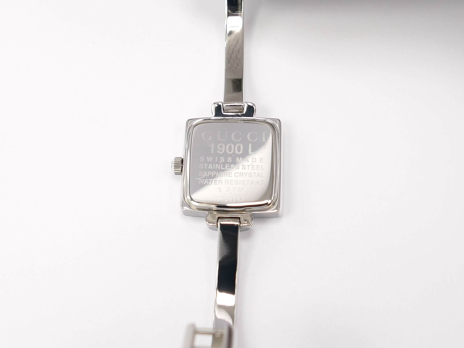 Gucci 1900L Stainless Steel case back