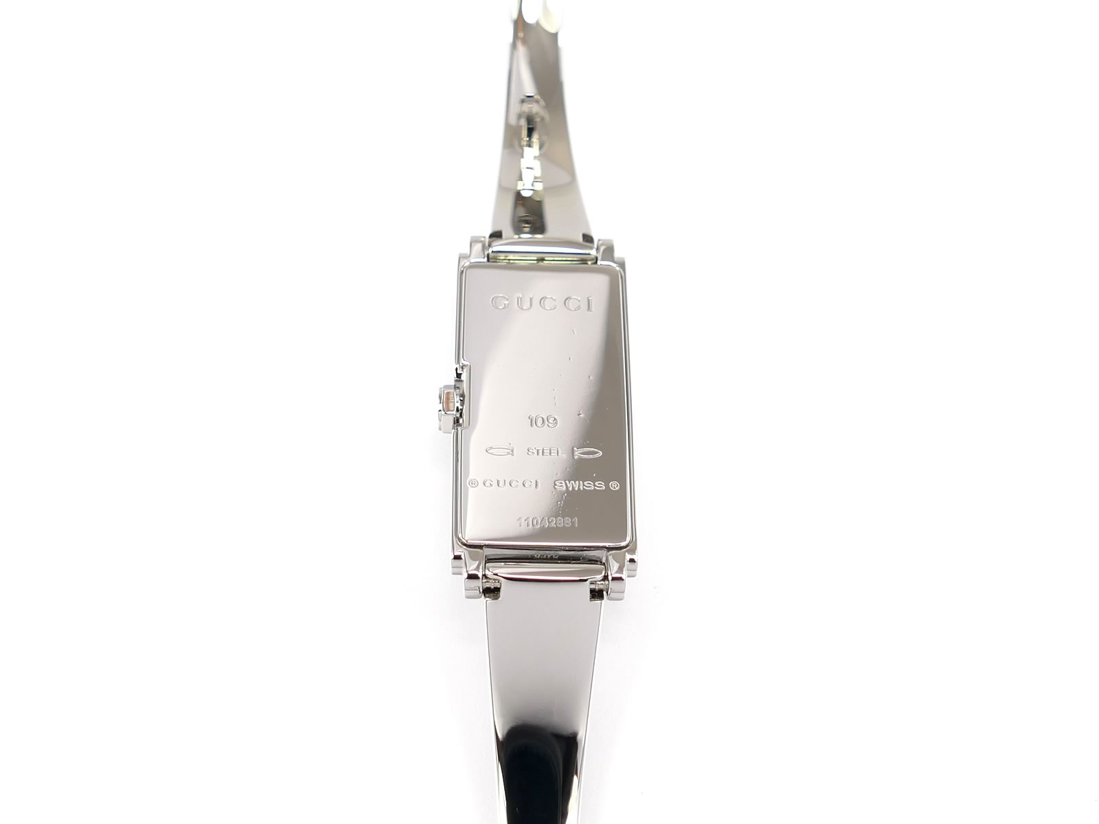 Gucci G-Line 109 Stainless Steel case back