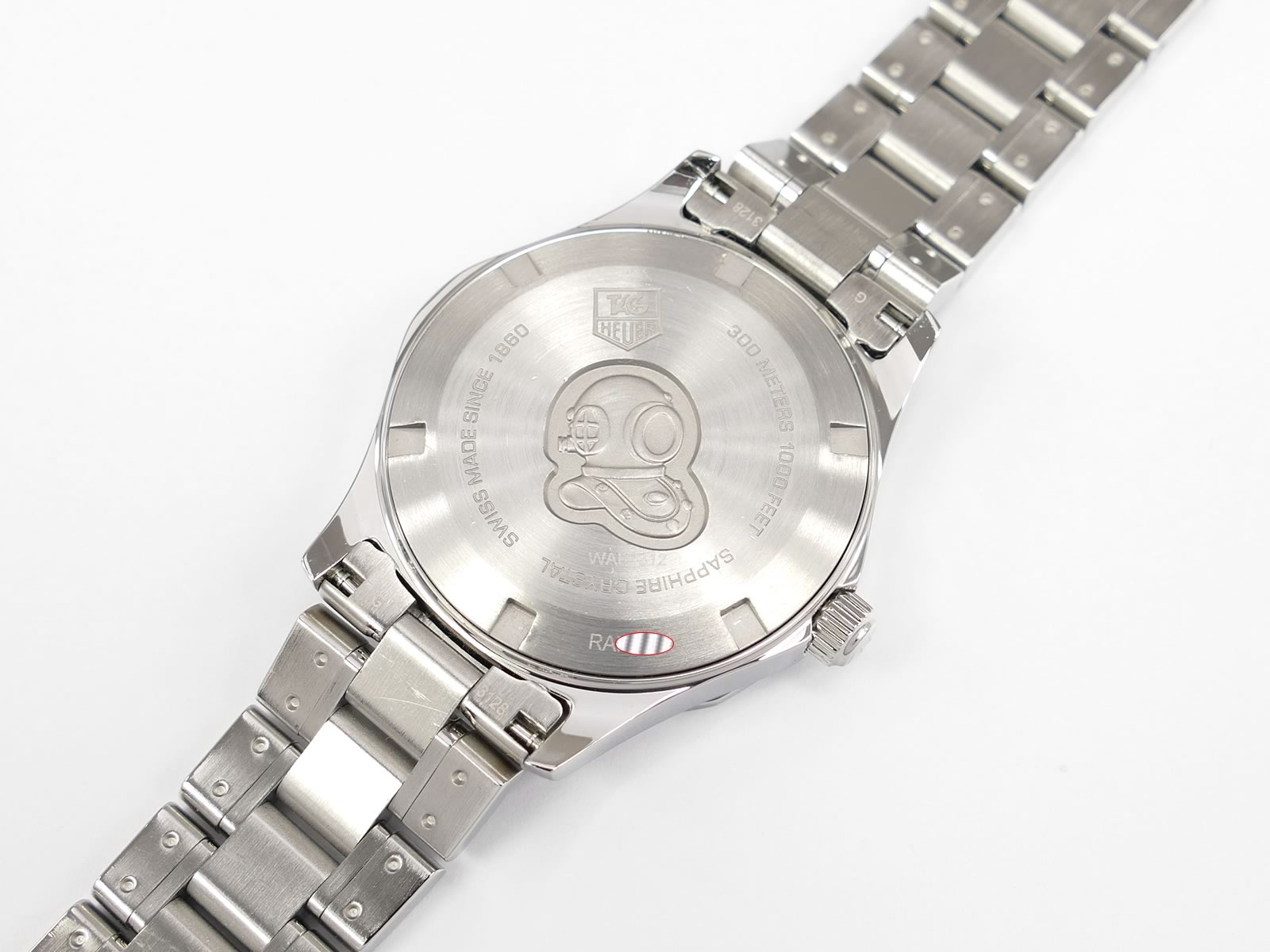 TAG Heuer Aquaracer WAF1312.BA0817 screw down case back