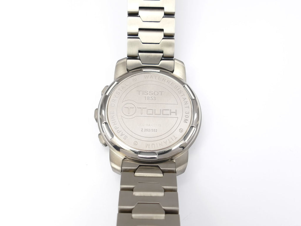 Tissot T-Touch Titanium case back Z252/352