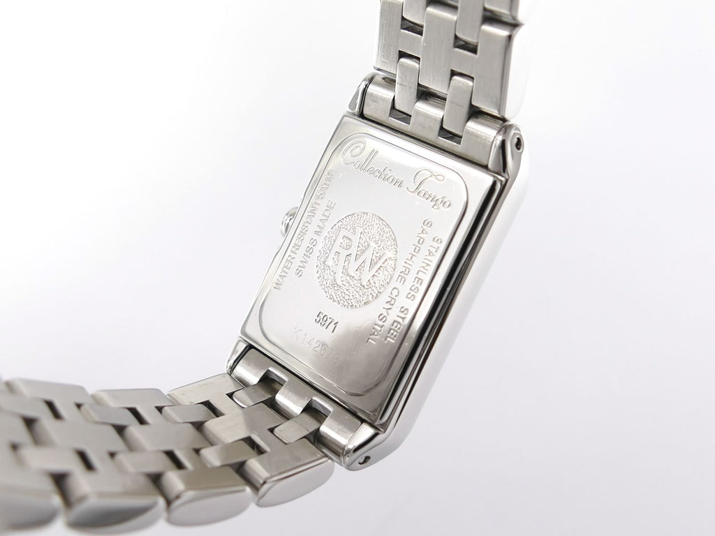 Raymond Weil Tango 5971 stainless steel case back