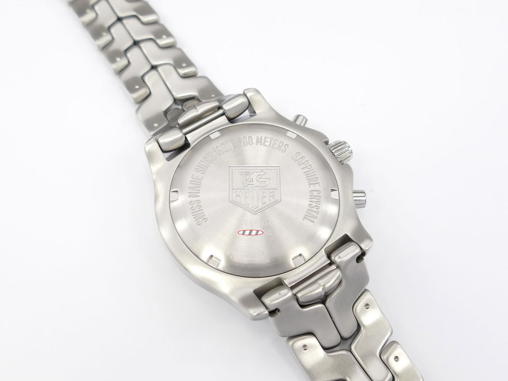 G Heuer Link Chronograph CT1110.BA0550 screw down case back