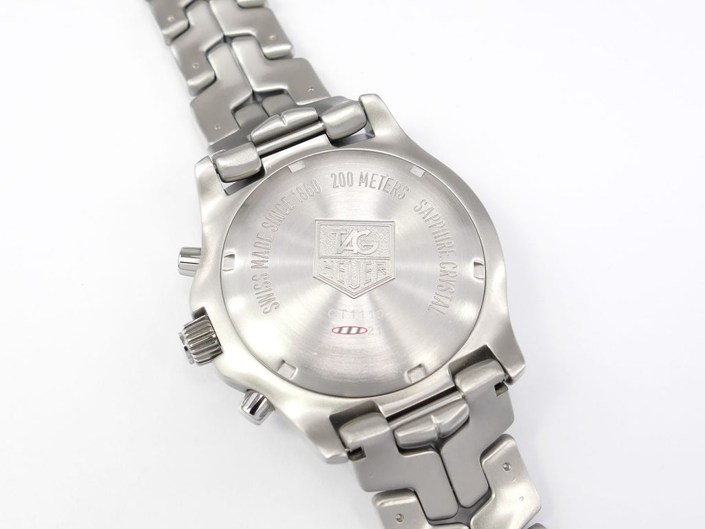 TAG Heuer Link CT1110.BA0550 stainless steel screw down case back