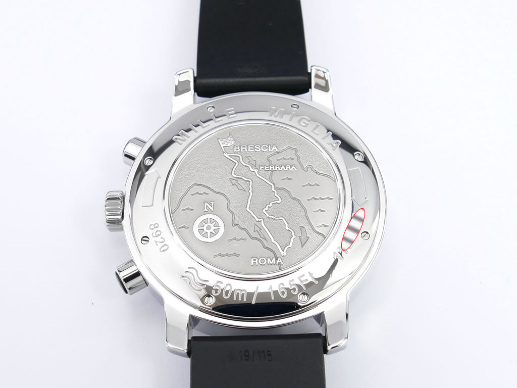 Chopard Mille Miglia 8920 case back