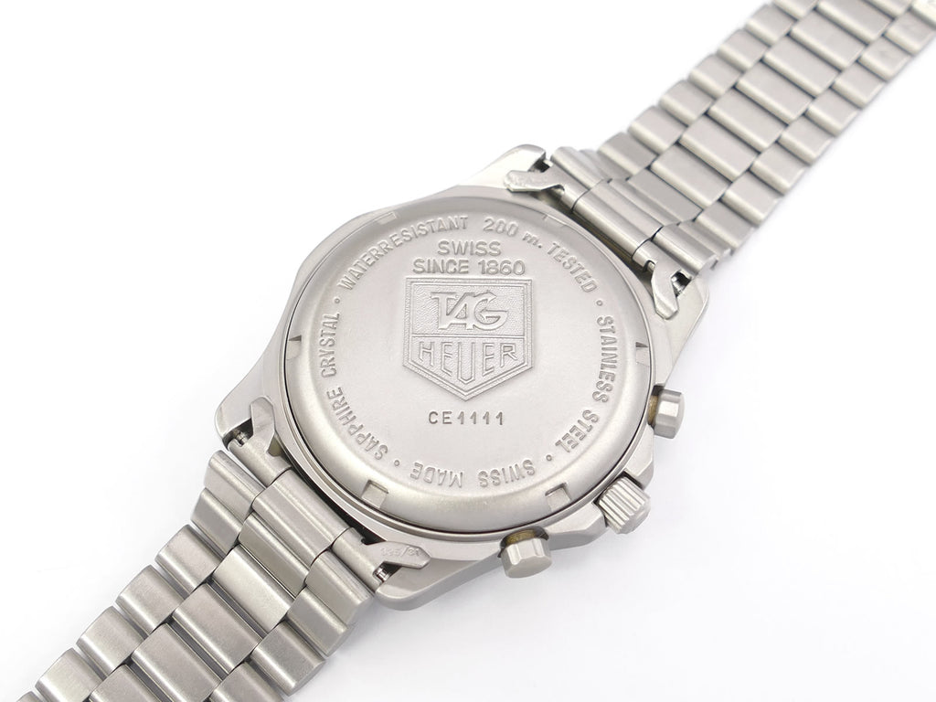 TAG Heuer 2000 Chronograph CE1111 screw down case back